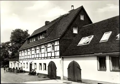 Ak Bärenstein Altenberg im Erzgebirge, Ferienheim Huthaus, Baustoff Kombinat Rotes Banner Herzfelde