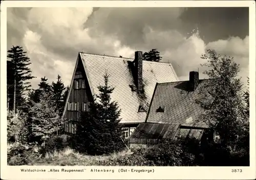 Ak Altenberg im Erzgebirge, Waldschänke Altes Raupennest