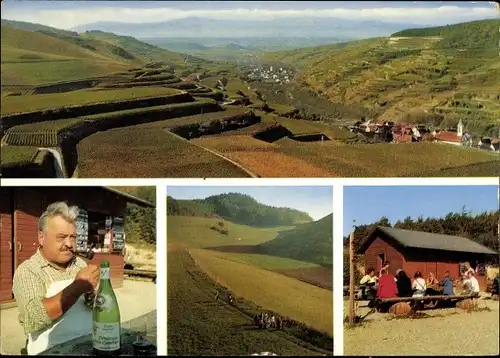 Ak Schelingen Vogtsburg im Kaiserstuhl, Landschaft, Ort, Gasthütte Hans Prey