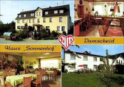 Ak Damscheid Oberwesel am Rhein, Haus Sonnenhof