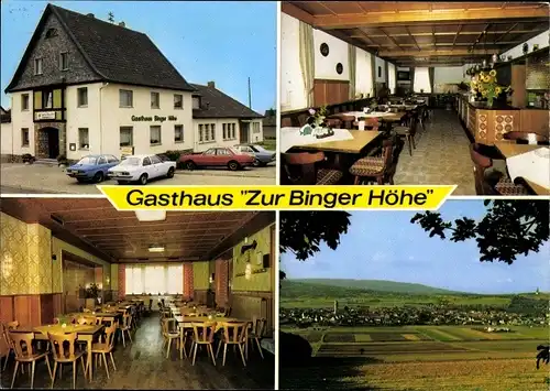 Ak Waldalgesheim in Rheinland Pfalz, Gasthof Zur Binger Höhe, Gesamtansicht