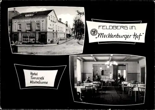 Ak Feldberg in Mecklenburg, Mecklenburger Hof