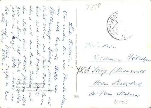 Ak Pfullendorf in Baden Württemberg, Teilansicht