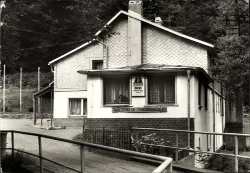 Ak Schleusingerneundorf Schleusingen in Thüringen, Gasthof Thomasmühle