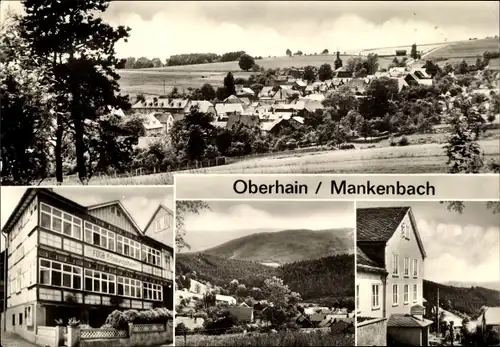 Ak Mankenbach Oberhain Königsee Thüringen, FDGB Erholungsheim, Konsum Gaststätte Erholung