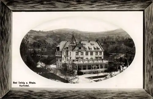 Präge Passepartout Ak Bad Salzig Boppard am Rhein, Kurhotel