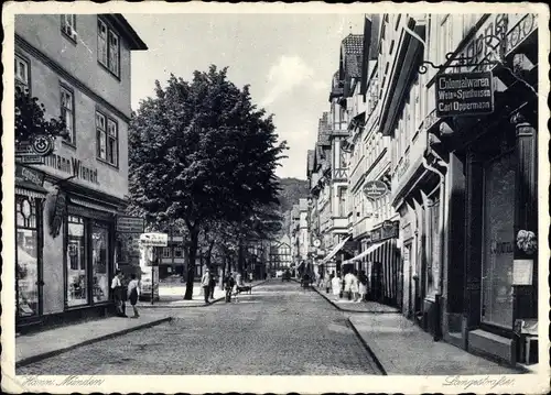 Ak Hann. Münden in Niedersachsen, Langestraße, Kolonialwarengeschäft