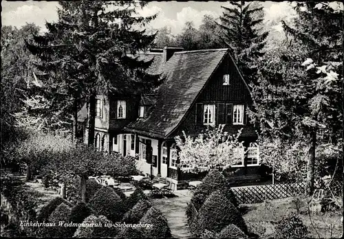 Ak Königswinter am Rhein, Einkehrhaus Weidmannsruh im Siebengebirge
