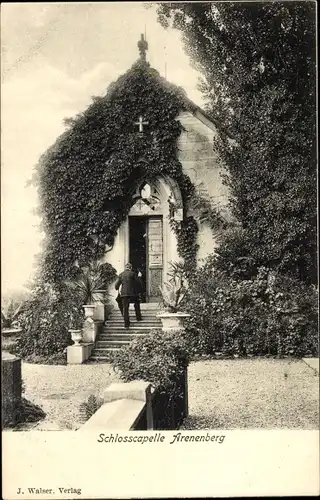 Ak Salenstein Kanton Thurgau, Schlosskapelle Arenenberg