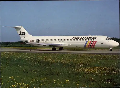 Ak Passagierflugzeug, SAS Scandinavian DC 9 41 LN-RLD