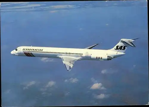Ak Passagierflugzeug SAS DC 9 81 MD 81, Scandinavian Airlines