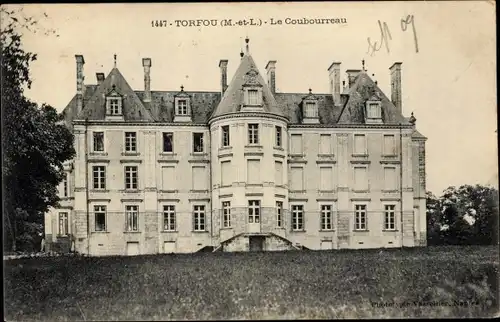 Ak Torfou Maine et Loire, le Coubourreau, Château