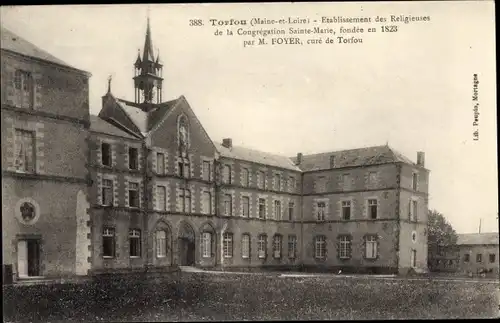 Ak Torfou Maine et Loire, Etablissement des Religieuses de la Congrégation Sainte-Marie