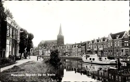 Ak Maarssen Utrecht Niederlande, Gezicht op de Vecht