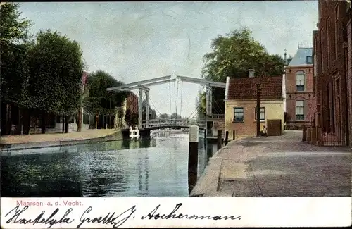 Ak Maarssen Utrecht Niederlande, A. d. Vecht