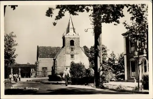 Ak Maarssen Utrecht Niederlande, Kerkweg
