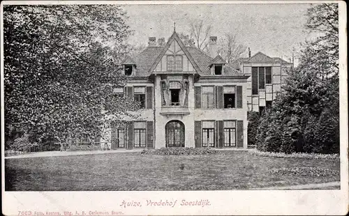 Ak Soestdijk Utrecht Niederlande, Huize, Vredehof