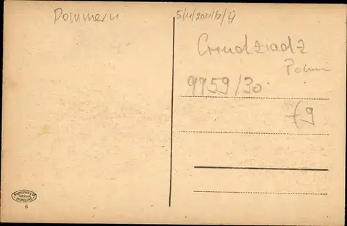 Ak Grudziądz Graudenz Westpreußen, Getreidemarkt mit Promenade