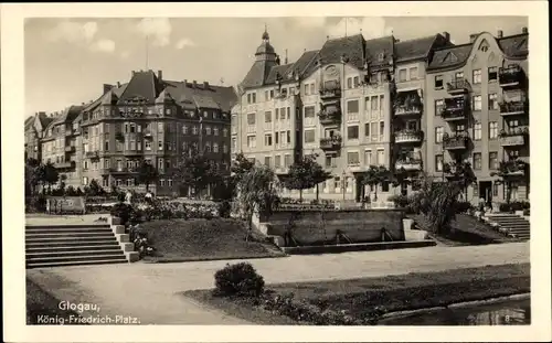 Ak Głogów Glogau Schlesien, König Friedrich Platz