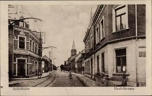 Ak Schiefbahn Willich am Niederrhein, Hochstraße, Restauration, Kirchturm