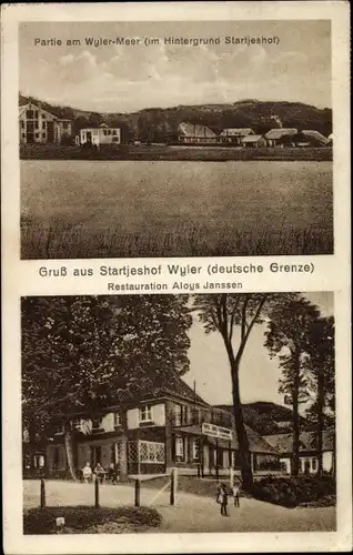 Ak Wyler Cranenburg Kranenburg am Niederrhein, Gasthaus Startjeshof, Wyler Meer