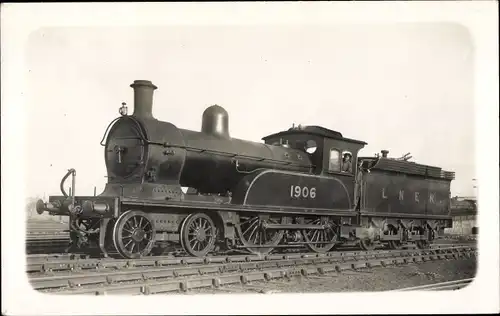 Foto Ak Britische Eisenbahn, Dampflok, NER Q Class, LNER D17 Nr. 1906