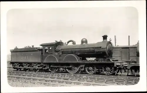 Foto Ak Britische Eisenbahn, Dampflok, NER R Class No. 2103, LNER D20 Class