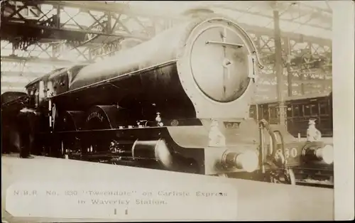 FotoAk Britische Eisenbahn, Dampflok NBR H Class No. 880 Tweeddale, Carlisle Express, Waverley Stat.