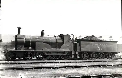 Foto Britische Eisenbahn, Dampflok, LSWR T9 Class No. 718, Southern