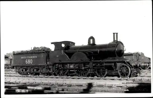 Foto Britische Eisenbahn, Dampflok, LSWR T6 Class No. 680, Southern