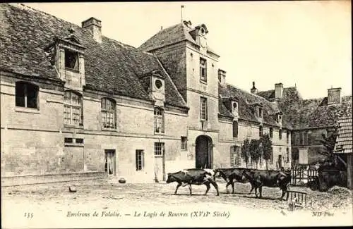 Ak Falaise Calvados, Le Logis de Rouvres