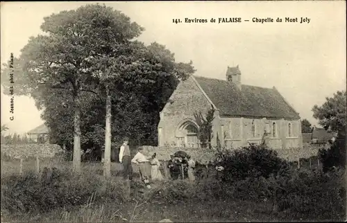 Ak Soumont Saint Quentin Calvados, Chapelle du Mont Joly