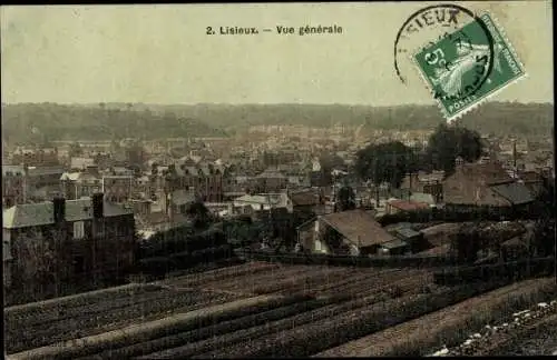 Ak Lisieux Calvados, Vue generale