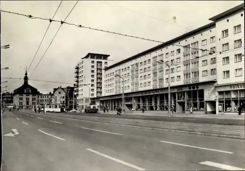 Ak Gera in Thüringen, Straße der Republik