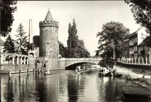 Ak Brandenburg an der Havel, Steintor und Steintorbrücke