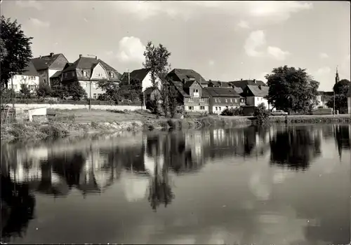 Ak Ebersdorf in Thüringen, Blick über den Brauteich