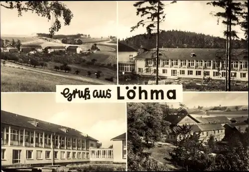 Ak Löhma Leutenberg in Thüringen, Ortsansichten, Sanatorium