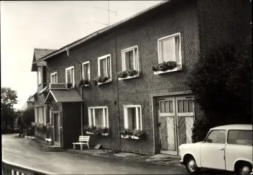 Ak Egelsdorf Königsee in Thüringen, Gaststätte Erholung, Trabant