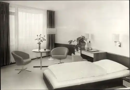 Ak Ostseebad Warnemünde Rostock, Hotel Neptun, Innenansicht, Zweibettzimmer