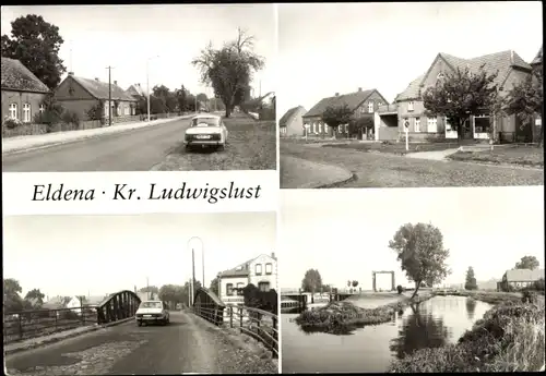 Ak Eldena in Mecklenburg, Ortsansichten, Brücke