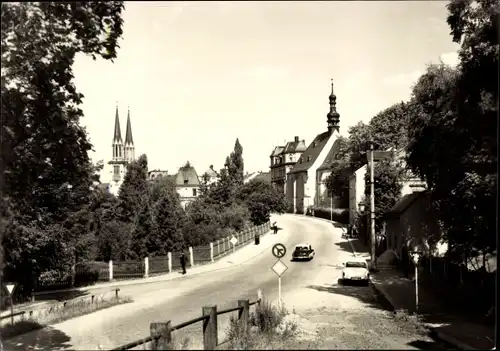 Ak Oelsnitz im Vogtland, Blick in die Egerstraße