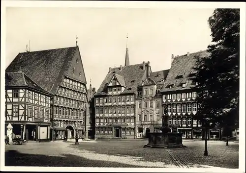 Ak Hildesheim, Marktplatz, Knochenhaueramtshaus