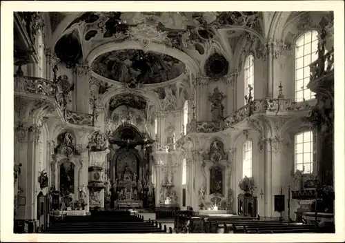 Ak Birnau Uhldingen Mühlhofen am Bodensee, Wallfahrtskirche