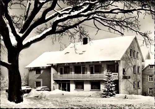 Ak Bad Harzburg am Harz, Haus Berliner Bär, Winter
