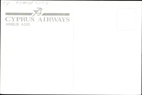 Ak Zypriotisches Passagierflugzeug Cyprus Airways, Airbus A 320