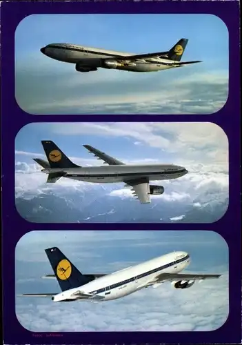 Ak Deutsches Passagierflugzeug, Lufthansa, Airbus A 300 A