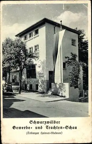 Ak Triberg im Schwarzwald, Gewerbe und Trachten Schau, Heimat Museum