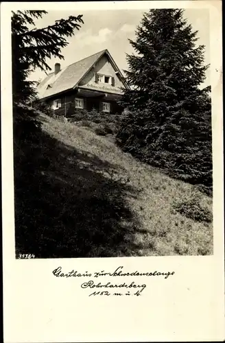 Foto Ak Schonach im Schwarzwald, Gasthaus zur Schwedenschanze, Rohrhardsberg