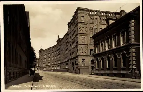 Ak Solingen in Nordrhein Westfalen, Zwillingswerk J. A. Henckels, Messerfabrik