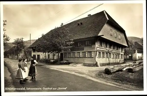 Ak Altsimonswald Simonswald im Schwarzwald, Gasthof zur Sonne